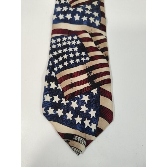 Neck Ties ( Lot Of 6) Silk Polyester Flag Looney Tunes Rhinos Wildlife Hawaiian - Picture 8 of 13